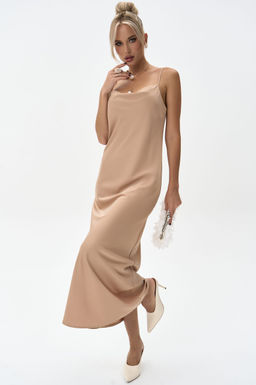 Платье-комбинация (миндаль) - Эльза фото 20