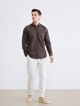 Regular Fit Gabardin Erkek G?mlek