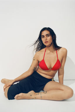 Top de bikini de tri?ngulo con push-up - H&m фото 7