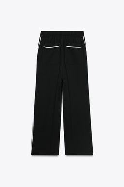 CONTRAST TRIM TROUSERS - Zara фото 10