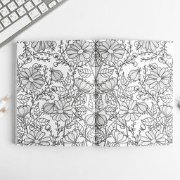 Ежедневник-Смэшбук с раскраской антистресс А5, 80 л 365 счастливых дней!