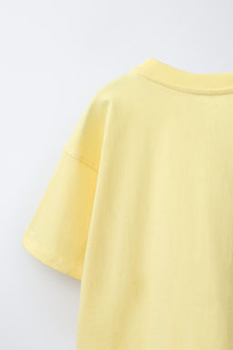 CAMISETA LISA / Amarillo vivo - Zara фото 4