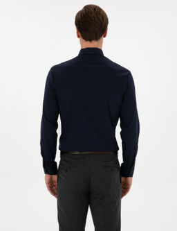 Lacivert Slim Fit Pamuk Kar___ml_ G_mlek - Cacharel фото 5
