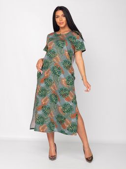 Платье женское кулирка ФЕЛИЦИЯ ПАПОРОТНИК - Domtrik фото 6