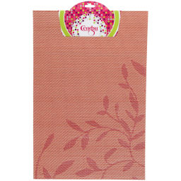 Цена за 3 шт. Салфетка на стол 30*45см плетеная, Вьюнок красная