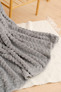 Плед покрывало Черепаха однотонный велсофт - Натали фото 11