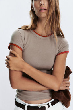 DOUBLE T-SHIRT - Zara фото 12