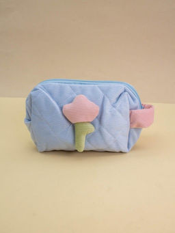 Косметичка-пенал "Flower" blue, 20*12,5*8,5 см