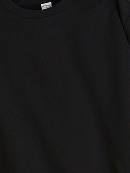 Bisiklet Yaka K?z ?ocuk Sweatshirt