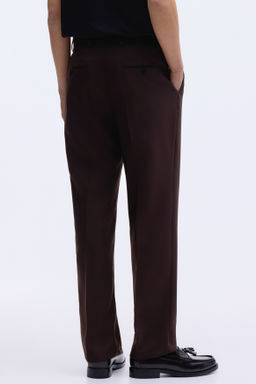 Pantal?n de traje en mezcla de lana Regular Fit - H&m фото 9