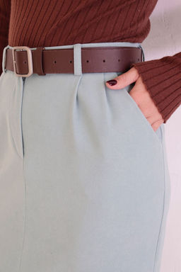 Martichelli Юбка миди-макси в цвете мята  фото 5