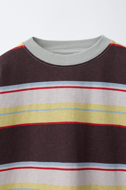 CAMISETA RAYAS / Marr?n - Zara фото 5