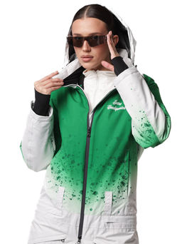 Комбинезон BB-0525 Бело-зеленый