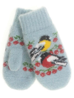 Варежки детские круговые Снегирь и синица 0504-3