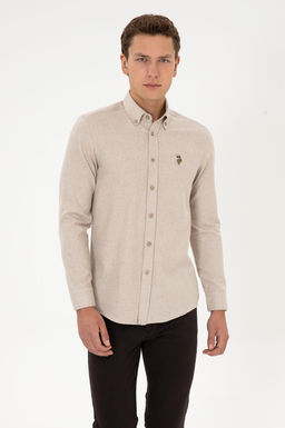 Erkek Koyu Bej Uzun Kollu Basic G_mlek - U.s. polo assn фото 10