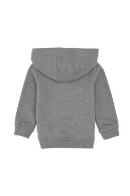Erkek _ocuk Gri Melanj Kap__onlu Basic Sweatshirt - U.s. polo assn фото 2