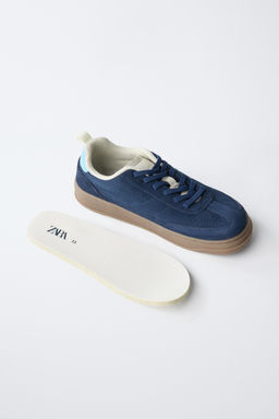 LEATHER BAREFOOT SNEAKERS - Zara фото 15
