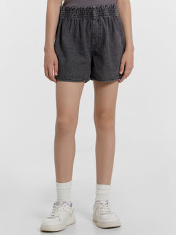 Шорты джинсовые для девочек серые - Mark formelle фото 2