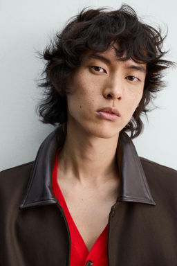 RELAXED FIT CONTRAST COLLAR JACKET LIMITED EDITION - Zara фото 6