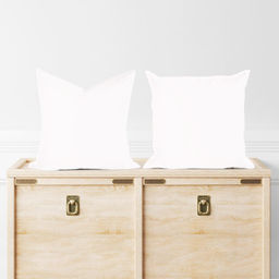 Комплект наволочек сатин гладкокрашенный - Белый 70х70