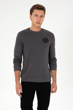 Erkek Gri Sweatshirt