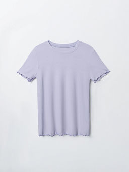 Комплект домашний женский фиолетовый с цветочным принтом - Mark formelle фото 4