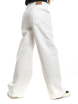 Джинсы черные подростковые палаццо для весны и лета 33-1074 черный - Mini maxi фото 19