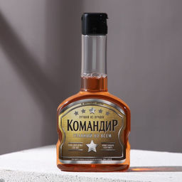 Подарочный набор Командир, гель для душа коньяк 250 мл и мыло для рук 25 г, HARD LINE фото 3