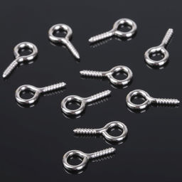 Цена за 3 шт. Штифт винтовой для кулона СМ-936, (набор 10 шт.) 1.4×0.7×0.15 см, цвет серебро