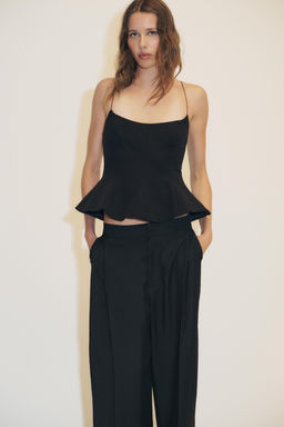 STRETCH PEPLUM TOP - Zara фото 2
