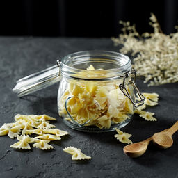 Банка для сыпучих Доляна Сердце, 580 мл, 10.5?10 см, с бугельным замком, стекло, прозрачная