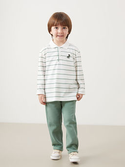 Polo Yaka Erkek ?ocuk Ti??rt ve Pantolon 2li