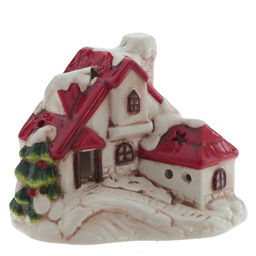 Фигурка декоративная "Домик" с подсветкой (LR44х2 н/п), L12,5 W8 H9,5 см