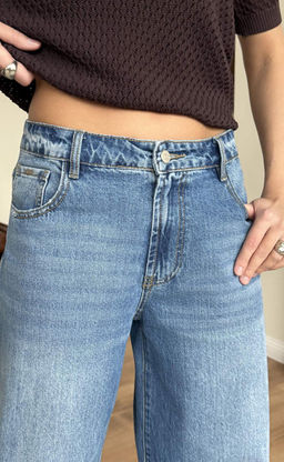 Джинсы Fine Joyce F612-0113 синий хлопок  фото 4