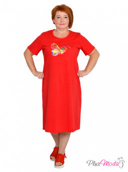 Платье Модель №1039 размеры 44-84 - Plusmoda фото 4