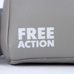 Сумка молодёжная через плечо FREE action, цвет серый - Nazamok фото 4