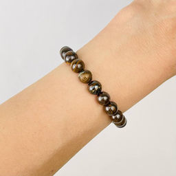 Браслет из древесного Опала 17 см