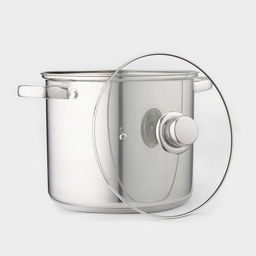Кастрюля Magistro Grande, 7.1 л, с крышкой, капсульное дно, индукция, нержавеющая сталь
