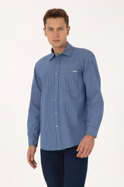 Erkek A__k Mavi Jean G_mlek - U.s. polo assn фото 3