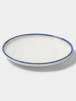 Тарелка десертная Magistro Blue Lagoon, d=21.5 см, фарфор, белая