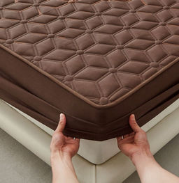 Наматрасник стеганный Mency Микрогель 160х200 NAMSM03 (без наволочек)  фото 2