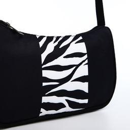 Сумка багет из текстиля, Зебра, 23*13*5 см - Nazamok фото 8