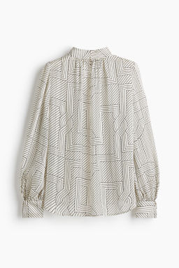 Stand-collar blouse - H&m фото 3