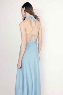 Vestido halter con brillo - H&m фото 5