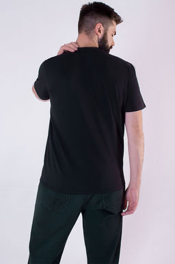 Арт. 67114/8 Футболка мужская 48-58 (6 шт) Цвет:черный - Идеал фото 2