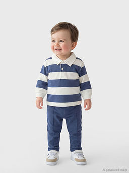 Erkek Bebek Polo Yaka Ti??rt ve Pantolon