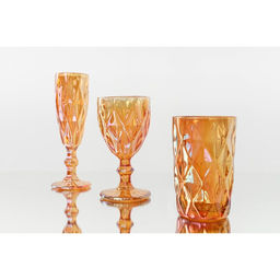 Стаканы Magistro «Круиз», 350 мл, 8×12.5 см, набор 6 шт., стекло, янтарные