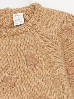 Bisiklet Yaka Uzun Kollu K?z Bebek Triko Kazak - Waikiki фото 2