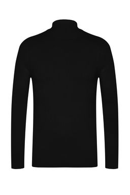 TRENDYOL MAN Siyah-Ekru Dar Kal?p Pamuklu Yar?m Bal?kc? Yaka Lastik Orgu 2li Paket Triko Kazak TMNAW22KZ1919 - Trendyolmilla фото 7