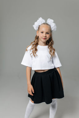 Юбка Татьяна, цвет Черный , х/б 74% пэ 20% лайкра 6%